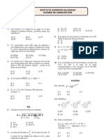 Examen de Admision 2009