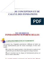 Calcul Fondations Superficielles