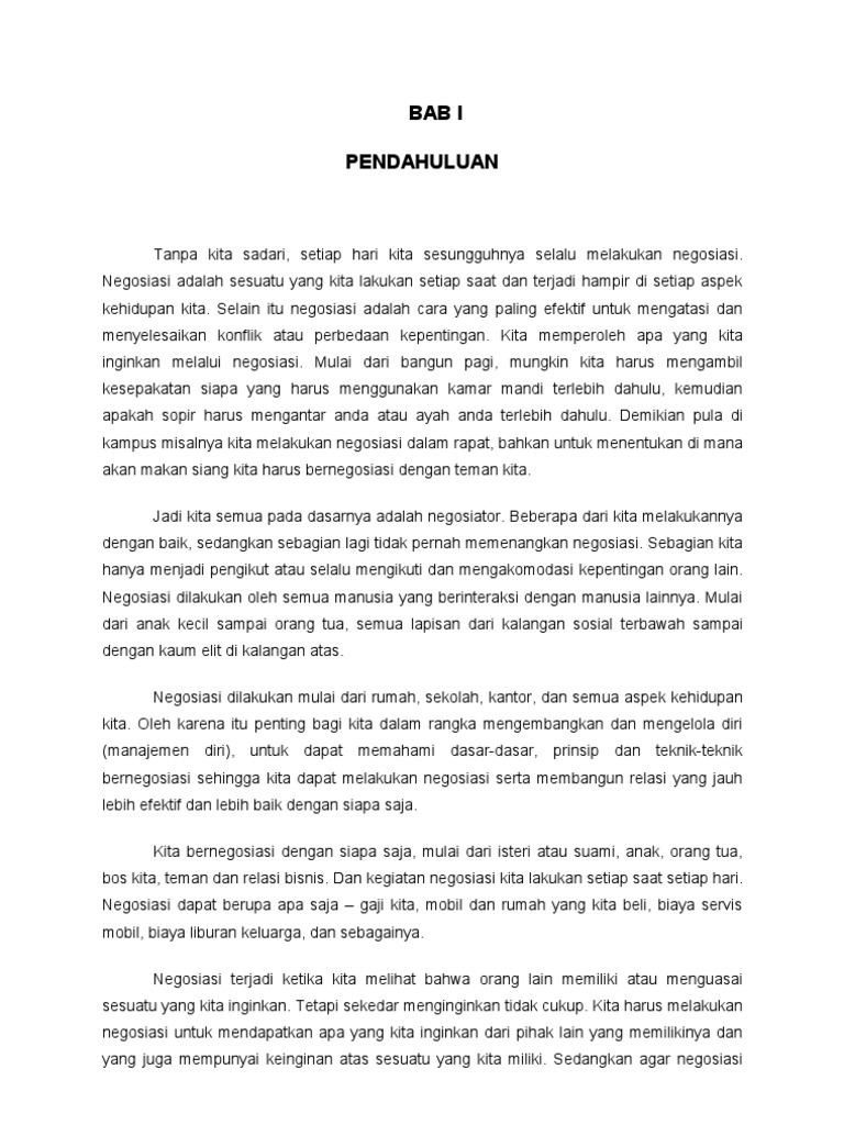 94774852 Makalah Negosiasi