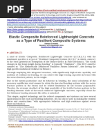 Elastic Composite, Reinforced Lightweight Concrete (ECRLC) as a type of Resilient Composite Systems (RCS) [http://arxiv.org/abs/1510.03933]