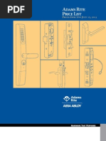 Download AdamsRite 7_2012 by Security Lock Distributors SN115315369 doc pdf