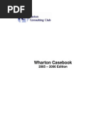 Case Book Wharton 2006