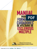 Manual para La Formación de Cuidadores de Pacientes Con Esclerosis Multiple