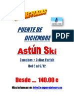 Esqui en Astun Puente de Diciembre