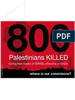 800 Palestinians KILLED