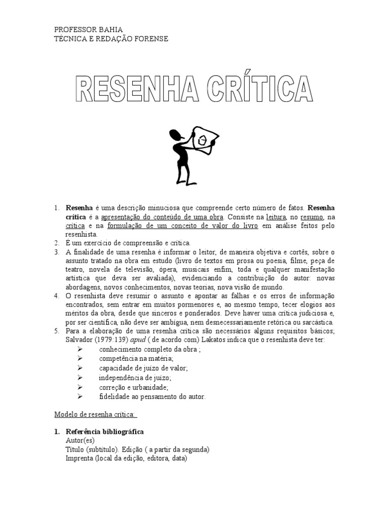 Qual A Diferença Entre Uma Notícia E Uma Resenha Crítica