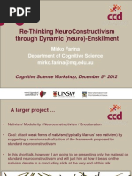 Re-Thinking NeuroConstructivism through Dynamic (neuro) Enskilment