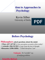 Introduction To Approaches in Psychology: Kevin Silber