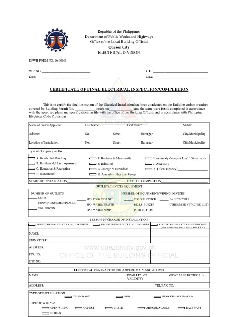 Cert Electrical Wiring Electrical Components