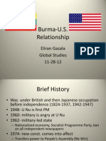 Burma U.S Relationship