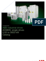 ABB Industrial Drives: ACS800, Single Drives 0.55 To 5600 KW Catalog