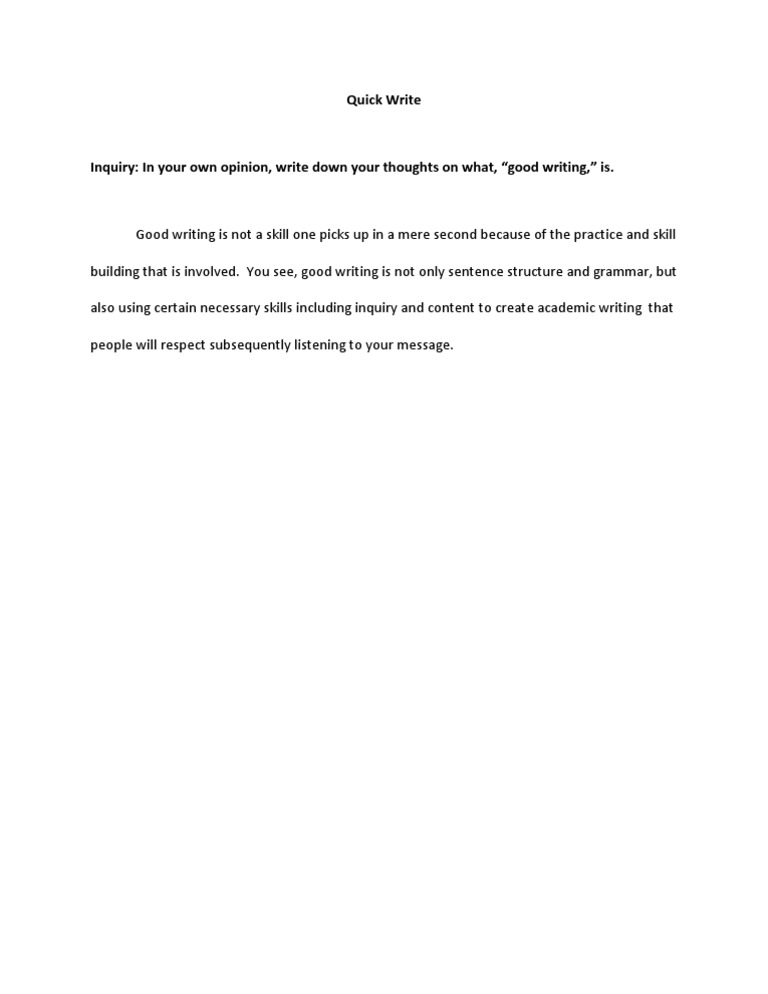 Defining Good Writing Principles | PDF | Art