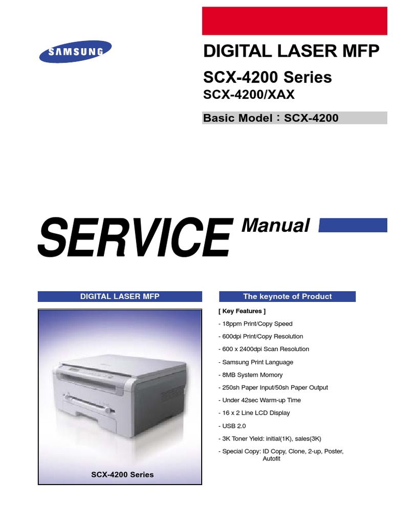Scx 4200 (Service) | Electrostatic Discharge | Electrical Connector