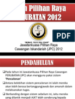 Sistem Pilihan Raya PERUBATAN 2012