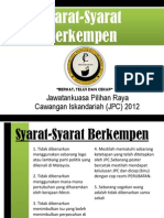 Syarat-Syarat Berkempen