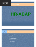 Abap HR Programing