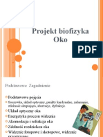 Projekt Biofizyka Oko