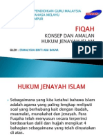 KONSEP DAN AMALAN JENAYAH ISLAM