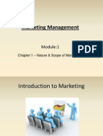 INTRODUCTION TO MARKETING MANAGEMENT