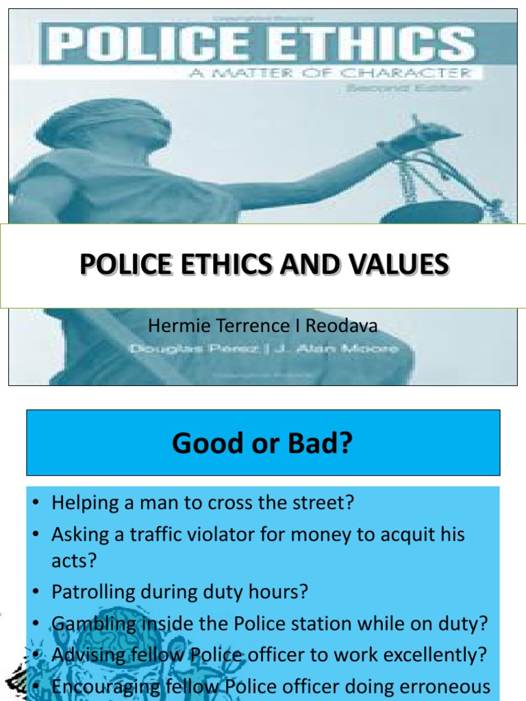 Police Ethics and Values Natural And Legal Rights Value (Ethics)