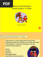 Pemilihan & Penyediaan Makanan Seimbang Kanak-Kanak 4 Hingga 6 Tahun (Prasekolah)