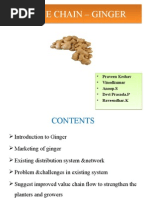 Value Chain – Ginger