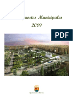 Presupuestos 2009 Alcorcón