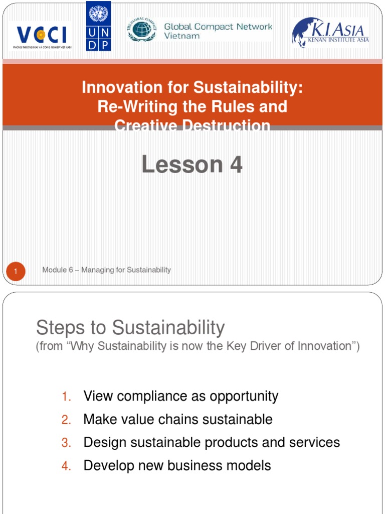 Chapter3 - Innovation Sustainable | PDF | Sustainability | Business Model