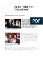 Comparing The 'Idiot Heir' and 'Wicked Heir'