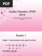 Soalan Latihan Dan Jawapan Untuk Murid Tahun 6 (10 Soalan)