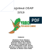 Programa Ceap 2013 Vamos Por Ancho Camino