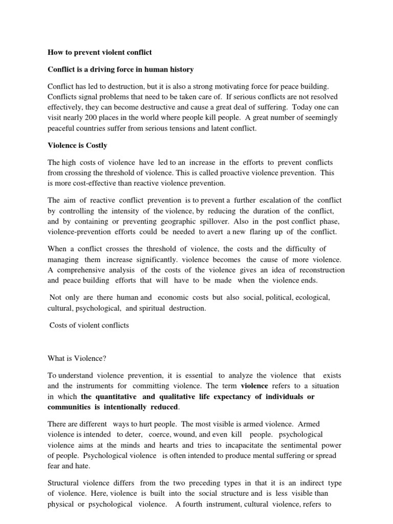 Peace Building Pdf Violence Psychology