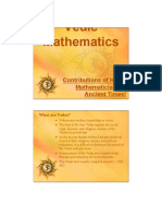 Vedic Math Contributions