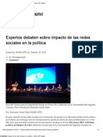 Expertos Debaten Sobre Impacto de Las Redes Sociales en La Política NAHJ UPR Chapter