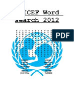 UNICEF Word Search 2012