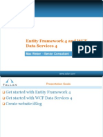 EF4 and WCF Data Services 4 Max Weber Tallan
