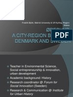 #EH2012: "Øresund: A City-Region Between Denmark and Sweden". Fredrik Bjork & Ulf Kyrling