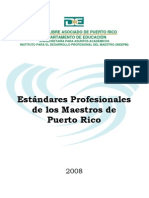 Estándares Profesionales de los Maestros de Puerto Rico