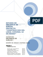 Informe Tecnico de Estudio de Mecanica de Suelos