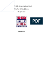 The Red White & Brew Organizational Audit