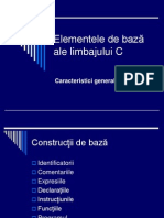 Elemente de Baza C++