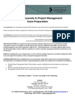 SJC - Certified Associate in Project Management Certification Preparation Grant