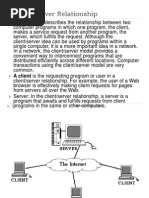 Client/server Describes The Relationship Between Two