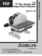 Download Delta Manual 12 Inch Disc Sander Model 31-120 Not Scanned by elvisandmick SN11550812 doc pdf