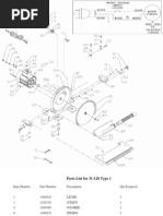 Delta Parts Manual 12 Inch Disc Sander Model 31-120