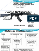 Exposicion Fusil Ak- 103 Yorsi