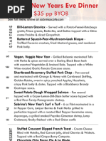 Download Sabrinas Cafe New Years Eve Dinner menu by sabrinascafe SN115518309 doc pdf