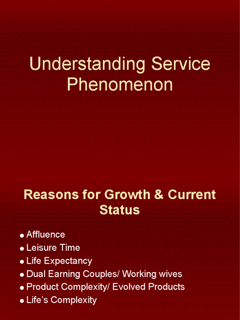 Understanding the Service Industry | PDF | Market Segmentation | Marketing