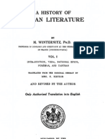 Maurice Winternitz History of Indian Literature Vol I 1927