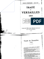 Traité de Versailles 1919